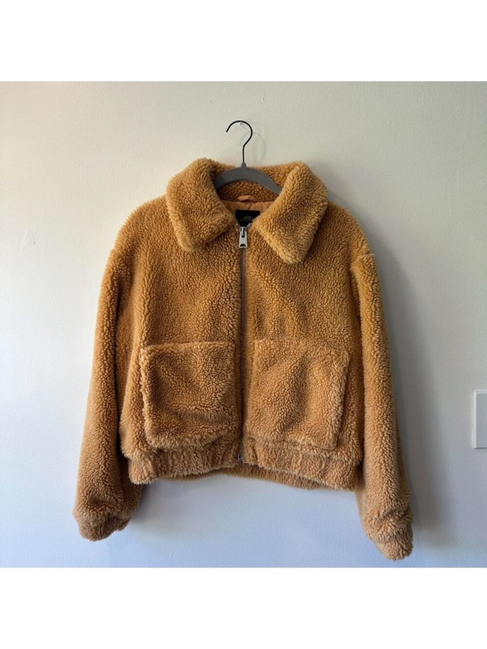 Urban outfitters brown faux fur jacket Open to...